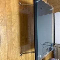 オシャレ ローテーブル ガラス