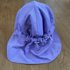カラー帽子 紫