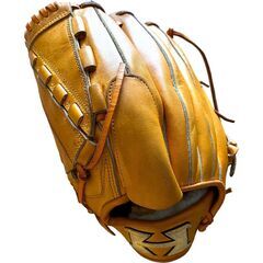 ハイゴールド硬式用グラブ 左投げ用 オレンジ