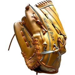 ハイゴールド硬式用グラブ 左投げ用 オレンジ