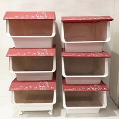 急募！！　サンリオ　ハローキティ　収納ボックス　6個セット