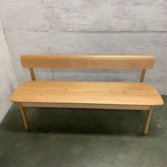 ibata】イバタインテリア 高級 飛騨家具 背付ベンチ Maple Rich