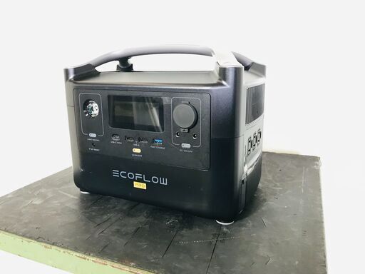 山口)下松市より　現状品　ポータブル蓄電池　EF4PRO　ECO FLOW　三元素リチウムイオン　※側面カバー　コード付き　BIZKD06H