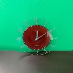 ガラス製掛け時計