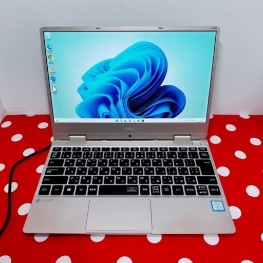 A-94【NEC♡i5.SSD】ハイスペ.可愛いピンクシルバーノートパソコン 