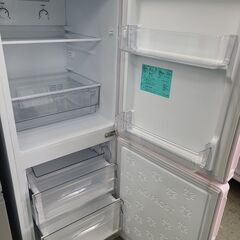 【自社配送可能&最大6カ月保証】ハイアール　冷凍冷蔵庫　2ドア　148L　ピンク　JR-NF148B　2019年製　