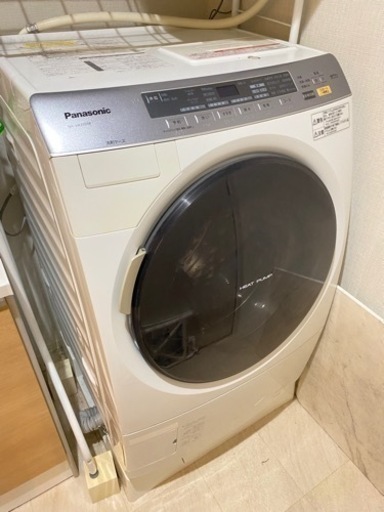 ⭐︎ 定価28万円Panasonic [ななめ型ドラム式洗濯乾燥機（9.0kg） 右開き・クリスタルホワイト ヒートポンプ乾燥方式]
