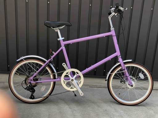 京都ブランドKAMOGAWABIKE ディスクブレーキ ミニベロ LEDオートライト