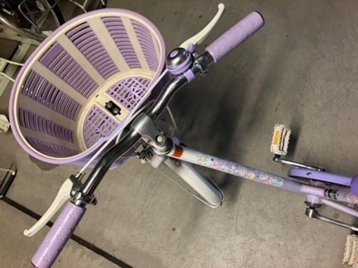 子供用 自転車 22インチ パープル　ブリヂストン