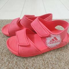 adidas アディダス サンダル レッド