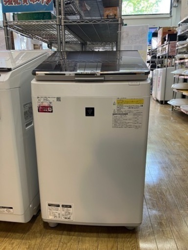 5/24値下げ致しました！SHARP 10/5kg 洗濯乾燥機　ES-PT100  2019年製　No.8204