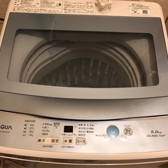 洗濯機　AQWＧＳ５０Ｆ　2017年製