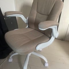椅子 茶色 シンプル 可愛い オフィスチェア
