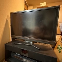液晶TV(重低音TV台付)+BD