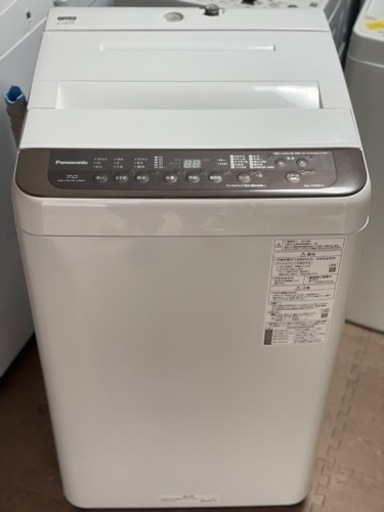 送料・設置込み　洗濯機　7kg Panasonic 2019年