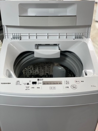 送料・設置込み　洗濯機　4.5kg TOSHIBA 2019年