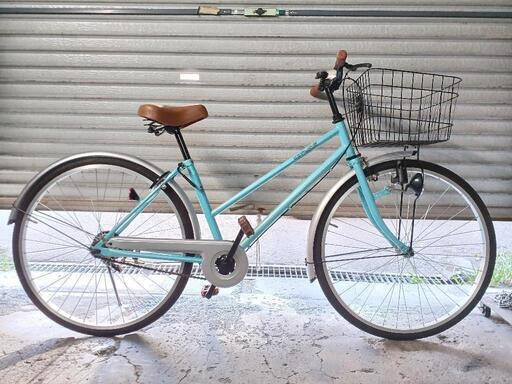 自転車中古　SEAWING　カゴ付き　鍵新品　タイヤ26インチ