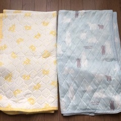 赤ちゃん布団用ひんやり敷きパッド2枚