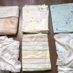 赤ちゃん布団用　掛け・敷きカバーセット3種
