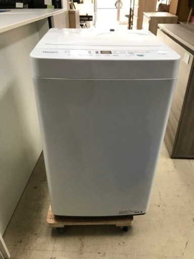 取引場所　南観音　K 2304-473 Hisense 4.5kg 洗濯機　2020年製　HW-E4503 汚れキズあり