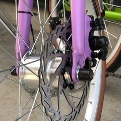 京都ブランドKAMOGAWABIKE ディスクブレーキ ミニベロ LEDオートライト