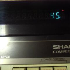 昭和61年購入 シャープ 電卓 コンペット CS-6302 《取説有》 お