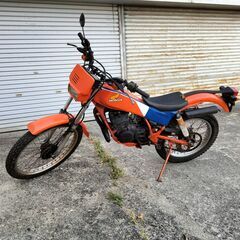 ホンダのTLM50cc　旧車モトクロス。エンジン調子良くすぐかか...