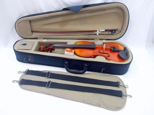 鈴木バイオリン 4⁄4 No520 ドミナント 未使用弓 ケース 美品 メンテ済