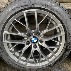 【値下げしました】【スタッドレスタイヤ 溝有り　】BMWにどうぞ　タイヤ/ホイール 4本セット