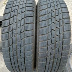195/65R16 GOODYEAR ICENAVI6 20年製 4本 16インチ4穴 diluce ディルーチェ16×6J 4H100 美品4本タイヤホイールセット
