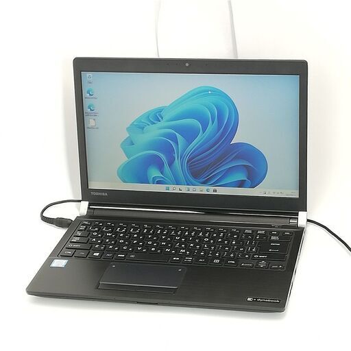 13.3型 ノートパソコン 東芝 R73/B 中古美品 第6世代 Core i5 8GB 高速SSD 無線 Wi-Fi Bluetooth Webカメラ Windows11 Office