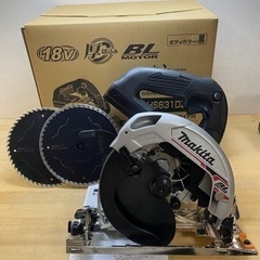 中古　マキタ　HS631D 18V 165mm マルノコ　黒