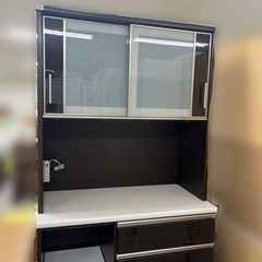 J2357  NITORI ニトリ キッチンボード ポスティア100KB 食器棚 クリーニング済み 　【リユースのサカイ柏店】 流山市 中古 食器棚 松戸市 中古 食器棚 我孫子市 中古 食器棚 船橋市 中古食器棚 守谷市 中古食器棚 取手市 中古食器棚