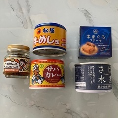 魚の缶詰め／大豆ミート5個セット