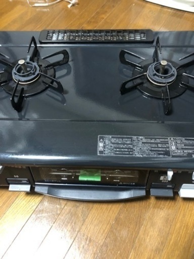 ガステーブル パロマ　IC-N900B-R 都市ガス用  ホース付き