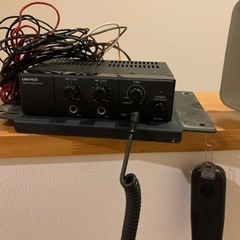 拡声器　ユニペックス　車載アンプ　スピーカーセット　12v用　NDA_202A