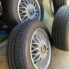 BBS ホイル　15インチx６ｊｊ+50 ブリッチストーン2021年タイヤ付き４本セット