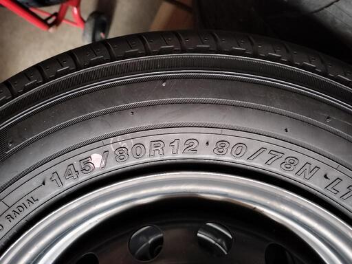 ヨコハマ145/80-12 LTタイヤホイール4本セット未使用品 | ddpu.co.uk