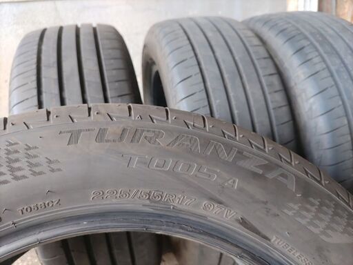 【終了】225/55R17 新車外し BS TURANZA T005A MAZDA6 アテンザ等