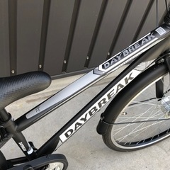 売切れ◆新車☆特価ジュニアクロスバイク24インチ　自動点灯ライト シマノ6段変速　一台限り