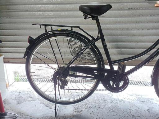 【変速付き】シティサイクル 26インチ 外装6段変速 カゴ付き ブラック シティサイクル 26インチ 外装6段変速 カゴ付き ブラック 変速付き