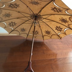 日傘　素敵な刺繍　美品