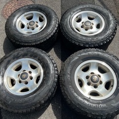 ランクル80純正ホイール　BRIDGESTONE DUELER ...