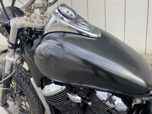 HONDA・シャドウ400・ボバーカスタム・オールブラック・予備検付き