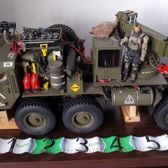フルメタル 1/12 MILITARY TRUCK 8x8U.S