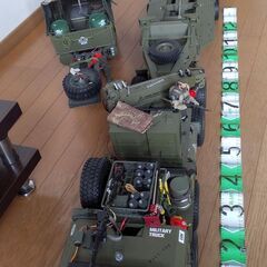 フルメタル 1/12 MILITARY TRUCK 8x8U.S
