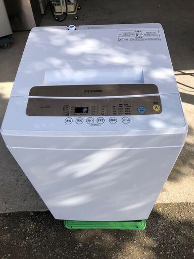 2021年製　IRIS OHYAMA 5.0kg 全自動洗濯機☆部屋干しモード機能付き!!ステンレス槽