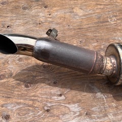 ランクル80 マフラー ガナドール(静音＆バンパー下、ワンオフ排気方向