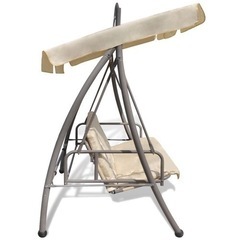 3人掛けガーデンスイングベンチ　ブランコ大型遊具