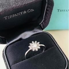 【美品】Tiffany&Co. ティファニー　フラワーリング　婚...